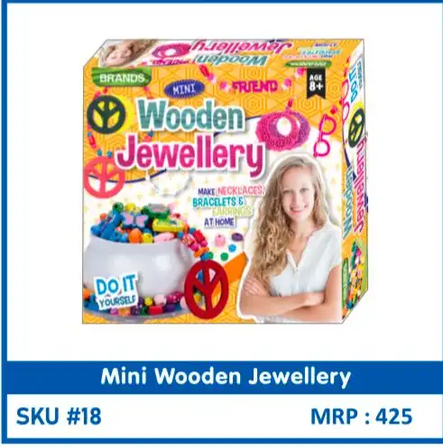 Mini wooden jewellery